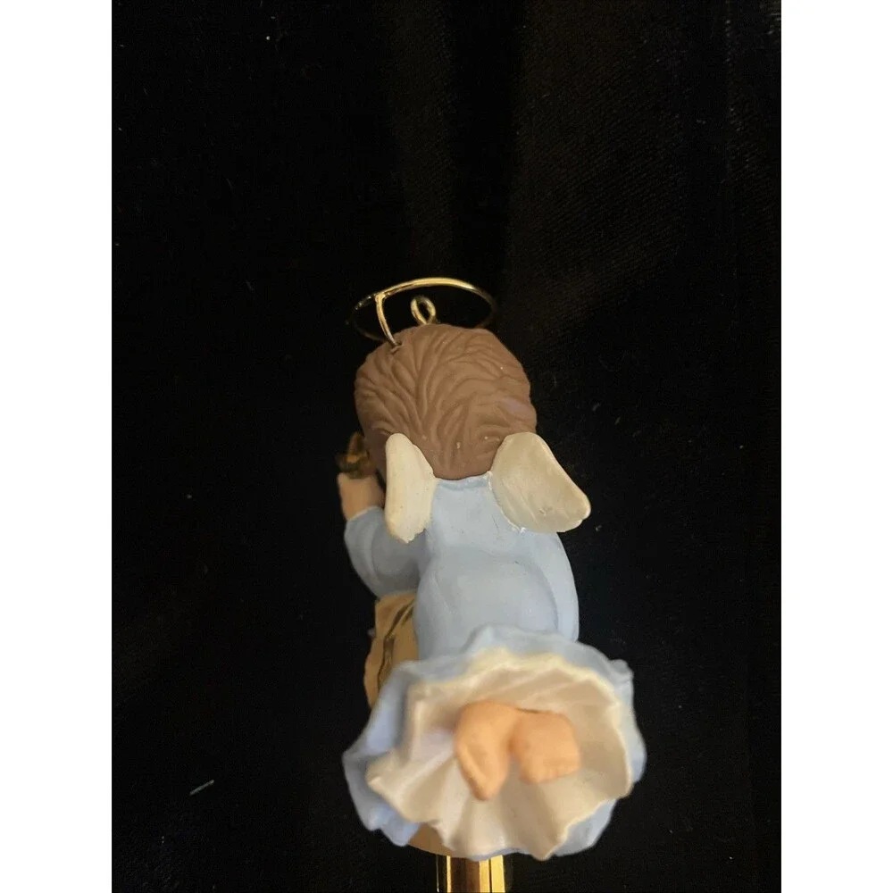 1990 Hallmark Keepsake Ornament Magic Light Up Starlight Angel Holiday Christmas